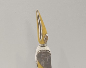 Papua New Guinea Sabut Bird Wood Statue Latmul