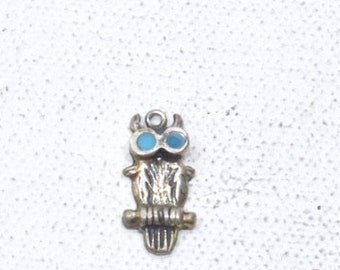 Sterling Silver & Turquoise Indian Charm Pendant