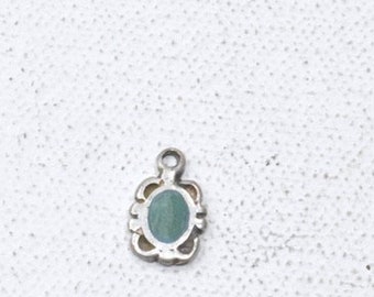 Sterling Silver & Turquoise Indian Charm Pendant