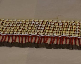 Belt Thailand Akha Tribal Women Cloth Shells Costume Belt