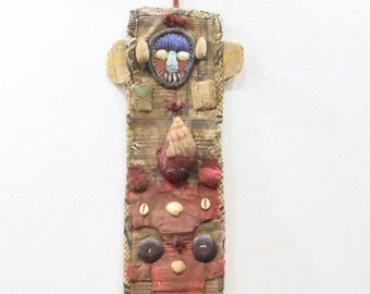 African Yoruba Diviner's Beadwork Panel Nigeria