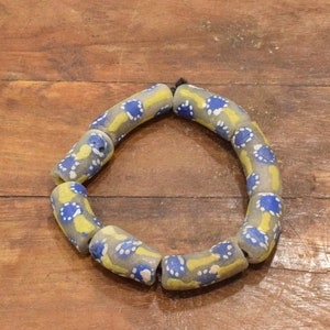 Afrikanische Krobo Glasperlen Armband Ghana Westafrika