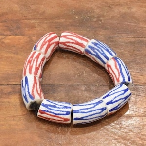 Afrikanische Krobo Glasperlen Armband Ghana Westafrika