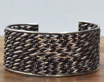 China Miao/Hmong Hill Tribe Sterling Silver Bracelet