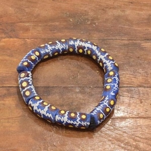 Afrikanische Krobo Glasperlen Armband Ghana Westafrika