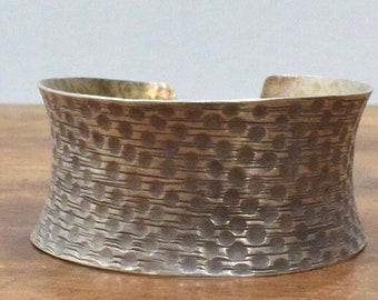 China Miao/Hmong Hill Tribe Sterling Silver Cuff Bracelet