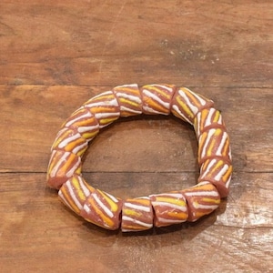 Afrikanische Krobo Glasperlen Armband Ghana Westafrika