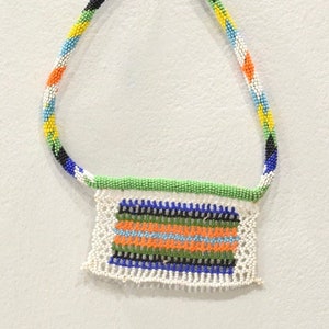 African Zulu Love Letter Beaded Necklace - Etsy
