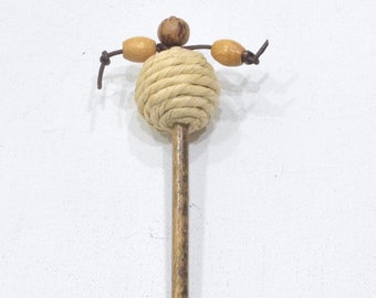 Philippine Woven Bed Wood Hair Stick