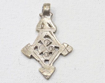 Ethiopian Silver Coptic Cross Tuareg Tribe North Africa