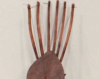 African Branch Guitar Kenya Gourd Cowrie Shell