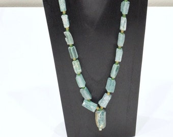 Ancient Roman Glass Bead Necklace