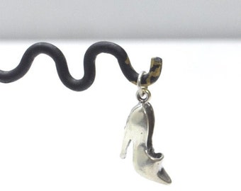 Sterling Silver Shoe Charm Pendant