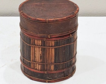 Indonesian Cylinder Medium Bark Box