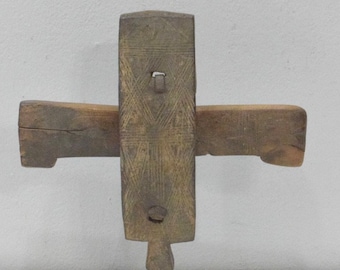 African Dogon Tribe Granary Door Lock Mali
