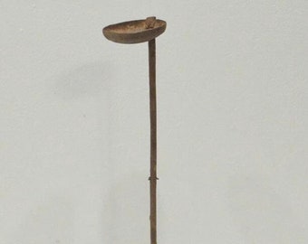 African Metal Oil Lamp Dogon Tribe Mali