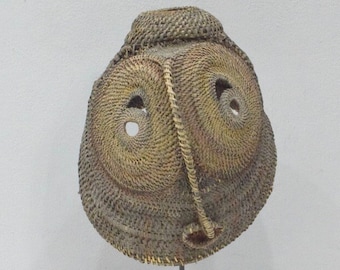 Papua New Guinea Baba Helmet Mask Abelam Tribe