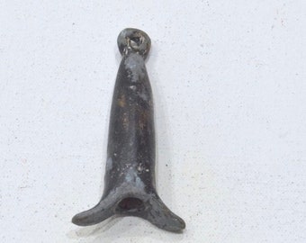 African Bronze Lobi Flute Burkina Faso