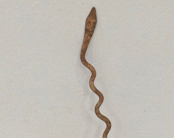African Snake Lobi Tribe Iron Snake Fetish