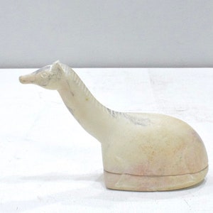 African Soapstone Giraffe Statue Kenya