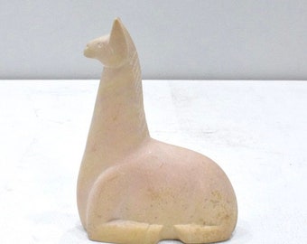 African Soapstone Giraffe Statue Kenya