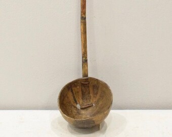 Papua New Guinea Wood Ceremonial Ladle/Dipper