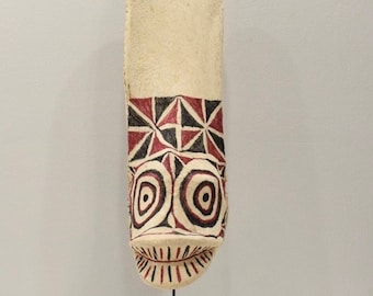 Papua New Guinea Baining Mask Female Dance Bark Cloth Mask