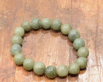 Green Jade Stretch Bracelet Thailand