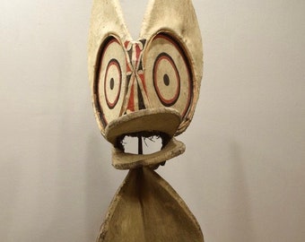 Papua New Guinea Mask Kavat Baining Mask New Britain