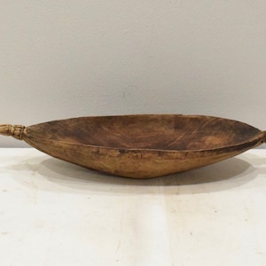 Papua-Neuguinea Holzschale aus Ramu Fluss