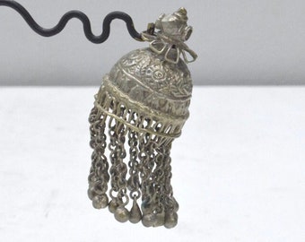 Beads Bell Silver Kuchi Bell