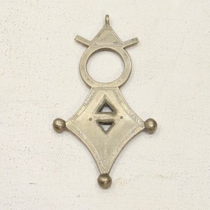 African Taureg Silver Cross Mali