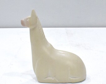 African Soapstone Giraffe Statue Kenya