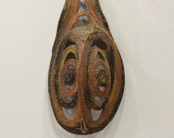 Mask Papua New Guinea Woven Fiber Yam Mask