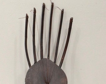 African Branch Guitar Kenya Gourd Cowrie Shell