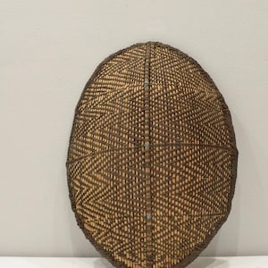 Basket Indonesian Woven Rattan Rice Basket Lombok Indonesia