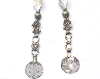 Middle Eastern Silver Kuchi Earring/Pendant