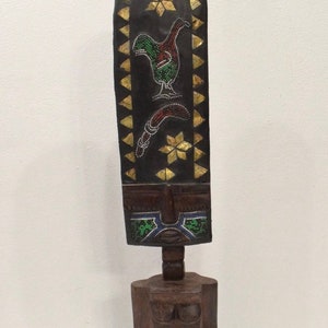 African Ashanti Doll Carved Wood Beaded Fertility Doll