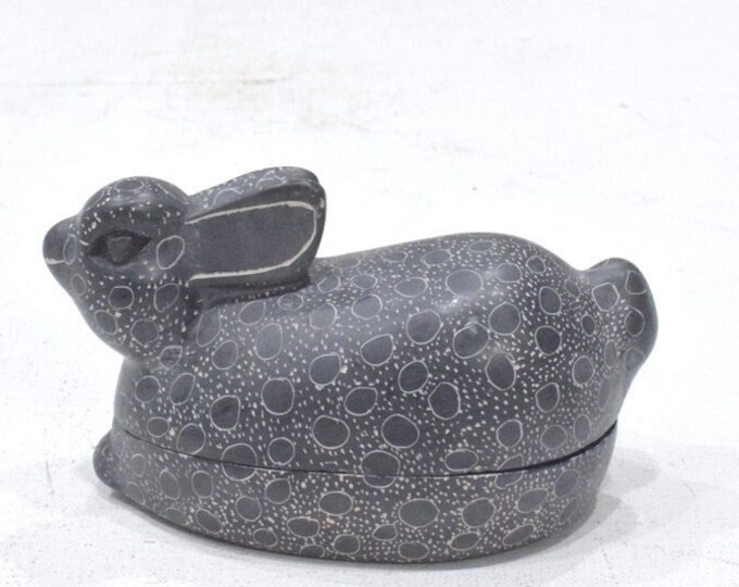 African Soapstone Rabbit Design Box Kenya - Etsy