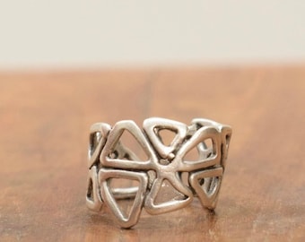 Ring Turkish Pewter Adjustable Ring