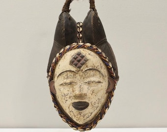 African Punu Tribe Female Mask Gabon