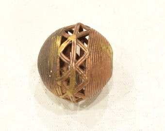 Beads African Brass Round Large Bead