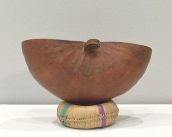 African Gourd GogoTribal Food  Bowl Vessel