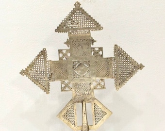 Ethiopian Silver Coptic Specter Cross