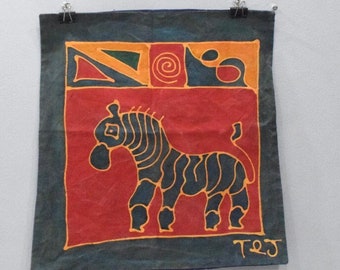 African Batik Pillow Case Shona Zimbabwe.