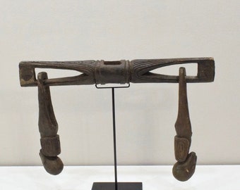 Papua New Guinea Canoe Mast Pulley Massim Tribe