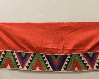 African Zulu Old Beaded Panel RSA