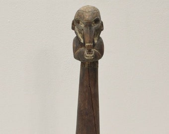 Papua New Guinea Carved Wood Taro Pounder