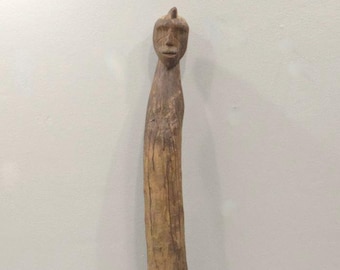 African Lobi Wood Fetish Statue  Burkina Faso