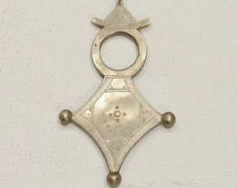 African Taureg Silver Cross Mali